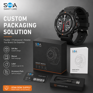 Fabrik-Großhandel Outdoor GPS Smartwatch 5ATM Wasserdicht AMOLED Anpassbares Logo Sport-Smartwatch mit <span class=keywords><strong>Bluetooth</strong></span>-Anruffunktion - Product Image 4