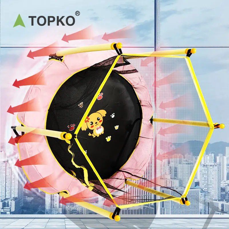 TOPKO-trampolín deportivo personalizado para niños, trampolín para hacer ejercicio, fitness