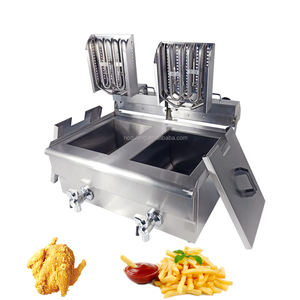 <span class=keywords><strong>Dulong</strong></span> Nouveauté DLT-20V Friteuse à air industrielle à double panier pour restaurants, recouverte d'acier inoxydable - Product Image 1