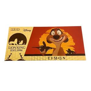 Nuevo Billete Conmemorativo de Anime Americano, <span class=keywords><strong>El</strong></span> <span class=keywords><strong>Rey</strong></span> <span class=keywords><strong>León</strong></span> Simba, con Lámina de Oro de 24K, Billete Bañado en Oro, Colección de Regalo - Product Image 5