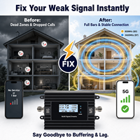 Amplificador de Señal EasyBoost B5 B7 850/2600MHz, Repetidor de Red IoT, Aplicación Tuya, 72dB de Alta Ganancia, Host 4G 5G LTE
