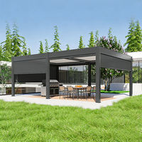 Rideaux pare-vent et pare-soleil pour pergola extérieure et balcon, rideaux occultants et isolants thermiquement