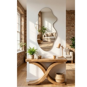 Espejo de Cuerpo Entero sin Marco, Minimalista y Moderno, con Puertas de Armario para Montar en la Pared - Product Image 1