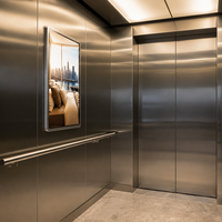 Écran publicitaire vertical moderne à fort impact pour ascenseurs d'hôtels et d'appartements |   Affichage numérique portrait 4K Android avec gestion à distance