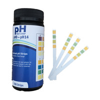 Bandelettes de test de pH universelles super sensibles 0-14 pour sol/salive/urine/aquariums/laboratoire/eau potable/piscine