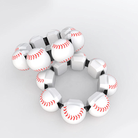 YETFUL Bracelet lesté réglable et durable en silicone perlé pour cheville et poignet, avec noyau en acier, lavable, pour entraînement quotidien