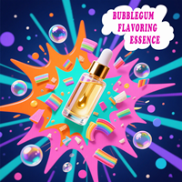 Vente en gros Concentré d'arôme Bubble Gum pour crème glacée Slush Boisson Nostalgie Saveur Soluble dans l'eau Formule personnalisée