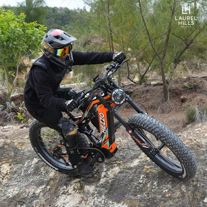 Nouveau vélo électrique à pneus gras HEZZO US EU avec livraison gratuite, 26 pouces, 52V, en fibre de carbone, moteur central, octogonal M620 1000W 21Ah au lithium - Product Image 5