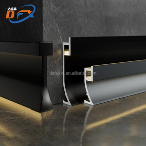 Dafuxin Hôtel moderne Alliage d'aluminium Garniture décorative <span class=keywords><strong>Plinthe</strong></span> <span class=keywords><strong>Plinthe</strong></span> Profil d'éclairage LED - Product Image 4