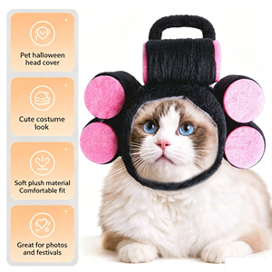 Chapeau <span class=keywords><strong>pour</strong></span> animaux de compagnie mignon et original, bandeau de cosplay <span class=keywords><strong>pour</strong></span> chats et petits chiens, idéal <span class=keywords><strong>pour</strong></span> les fêtes et les photos - Product Image 3