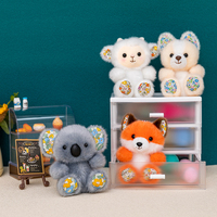 Mini animaux en peluche, jouets en peluche doux, petite décoration, sac à dos personnalisé, porte-clés en peluche, éléphant, panda, paresseux, animaux en peluche, jouets