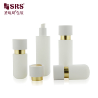 Emballage cosmétique en verre 30ml 50ml 100ml 120ml Produits de soin de la peau Flacons pompe pour lotion
