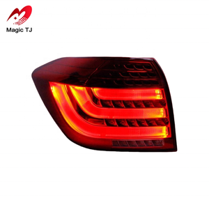 Paire de feux arrière Peugeot 207 de 2006 a 2009 Chrome Led
