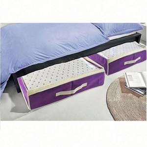 Sacs de rangement sous le lit, grands sacs de rangement pour vêtements, épais, pliables, respirants, avec fermetures éclair - Product Image 3