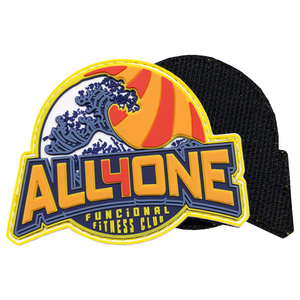 カスタマイズされたロゴPVCパッチ3Dカラフルな柔らかいゴムパッチフックとループPVCゴムパッチ - Product Image 2