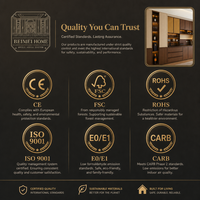 Buffet sur mesure pour toute la maison, armoire de salle à manger, unité de rangement intégrée avec tiroirs et étagères