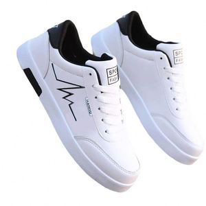 Chaussures de course à enfiler pour hommes, style coréen tendance, motif floral, décontractées pour adolescents, doublure en cuir véritable, printemps, été, hiver - Product Image 5