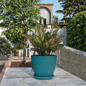 Macetas pequeñas de plástico PP policromadas de alta calidad, estilo de diseño contemporáneo para interiores y exteriores, para uso en pisos de apartamentos y hoteles - Product Image 2