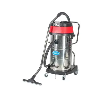 High quality stainless steel water tank 80L 3000W Wet Dry Concrete cleaner equipment high suction Industrial Vacuum Cleaner