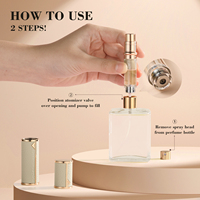 Botol Atomizer Parfum Isi Ulang 5ml Isi dari Bawah untuk Perjalanan, Semprotan Saku, Pabrik OEM