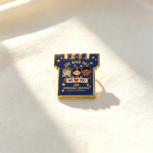 Nickel Free Zinc Alloy Custom Enamel <b>Badge</b> Metal Brooch <b>Pin</b> Custom Design Lapel <b>Pin</b> For Promotional Gift - Product Image 2