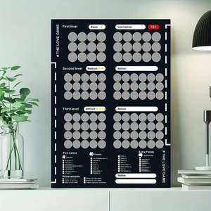 Sevgililer günü yetişkin gece oyna 100 pozisyonlar seksi aşk oyunu Scratch-Off Poster çift samimiyet hediye yetişkin yenilik SM yetişkin oyuncak - Product Image 1