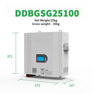 Batterie all'ingrosso 24V LiFePO4 25.6V 100Ah per sistemi solari, batterie agli ioni di litio per riscaldamento domestico - Product Image 2