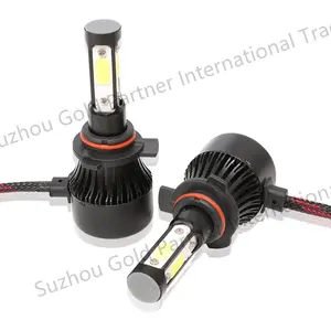 Lampu Sorot Led Bus 9006 Bola Lampu Depan Led, Lampu Depan Kendaraan Mobil 4 Sisi Sistem Pencahayaan Otomatis X7 H11 H4