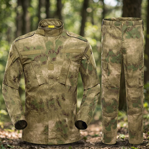 เสื้อโค้ทยุทธวิธี HAN WILD สำหรับทุกเพศ ชุดฝึกซ้อมผ้าฟลีซ ชุดกันหนาวผ้าริปสตอป ผ้าด็อบบี้ โพลีเอสเตอร์ไร้รอยต่อ - Product Image 3