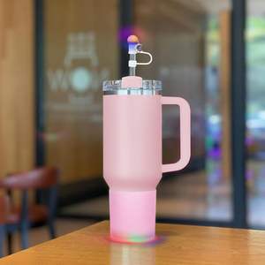 Glow <b>Boot</b> 40oz 30oz for Stanley Cup Glow Straw <b>Cover</b> Cap for Tumblers Silicone Straw <b>Cover</b> Topper & Silicone <b>Boot</b> - Product Image 5