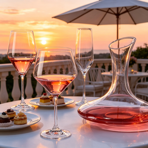 Calice da <span class=keywords><strong>Vino</strong></span> in Cristallo da 590ml, Soffiato a Mano, Design Classico per Banchetti e Uso Quotidiano, Bicchiere da <span class=keywords><strong>Vino</strong></span> Rosso con Bordo Ultra Elegante - Product Image 4