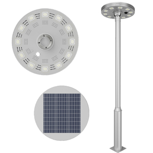 Farola Solar LED con Panel Solar Integrado de 160W, Luces Solares UFO, IP65 Impermeable, para Uso en Carreteras, con Sensor y Batería LiFePO4 - Product Image 2