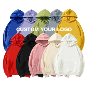 Custom Logo Factory Manufacturer Custom Hoodie Sublimation Hoodie Sublimation Blank Plain Hoodies for Unisex Pocket Men Knitted