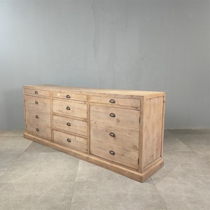 Armario <span class=keywords><strong>de</strong></span> madera <span class=keywords><strong>de</strong></span> reciclaje excelente, restauración antigua hecha a mano - Product Image 2