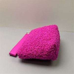 Bolsas <span class=keywords><strong>de</strong></span> cosméticos <span class=keywords><strong>de</strong></span> felpa <span class=keywords><strong>de</strong></span> terciopelo rosa <span class=keywords><strong>para</strong></span> mujer con asa <span class=keywords><strong>de</strong></span> cordón <span class=keywords><strong>de</strong></span> PU Solución <span class=keywords><strong>de</strong></span> almacenamiento elegante y práctica - Product Image 4