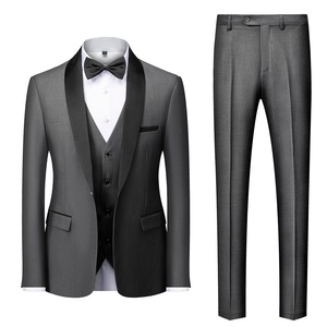 <span class=keywords><strong>Ensemble</strong></span> de costume de luxe 3 pièces pour homme, grandes tailles M-6XL, coupe ajustée, double fente, pour marié, smoking de <span class=keywords><strong>mariage</strong></span>, costumes décontractés et élégants - Product Image 2