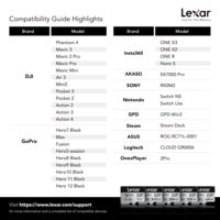 Carte SD professionnelle Lexar SILVER PLUS micro TF 64GB 128GB 256GB A2 V30 U3 4K Carte mémoire Flash TF jusqu'à 205 Mb/s