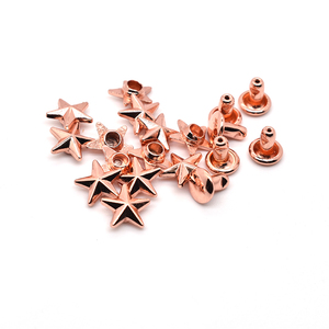 Thiết Kế Mới Túi Phụ Kiện May Mặc Trang Trí Năm Điểm Sao Kim Loại Đinh Tán Cho Túi Quần Áo - Product Image 2