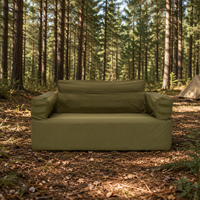 Canapé gonflable moderne, imperméable, écologique, portable, pliable, avec pompe intégrée, durable, pour chambre à coucher