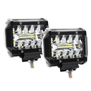 Barra de luz LED de trabajo para coche, Faro de 60W, 12V, 4x4, 4 pulgadas, para camión, ATV