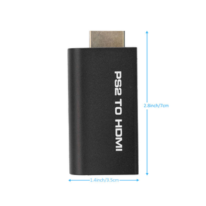 Convertidor de <span class=keywords><strong>PS2</strong></span> Macho a <span class=keywords><strong>HDMI</strong></span>, Adaptador <span class=keywords><strong>HDMI</strong></span> de Interfaz Multimedia de Alta Definición de 3.5 mm, Comunicación por Cable de Audio y Video - Product Image 3