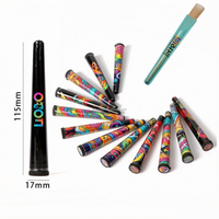 Bocaux de rangement étanches en plastique coniques de 115 mm pour cigarettes pré-roulées, tubes à cigarettes pré-roulées, pour magasins de tabac