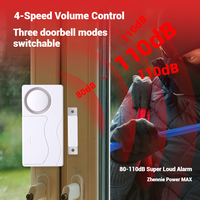 Penjualan Terlaris SUPER SIREN Xp-70 Alarm Magnetik Nirkabel Anti Maling untuk Keamanan Rumah, Pintu & Jendela, Warna Putih, Tahan Lama, Alarm 110dB
