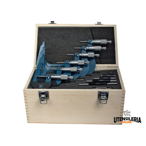 Juego de micrómetro externo Rupac de 12 piezas con 11 varillas de referencia en una caja - Product Image 3