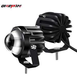 Qideguan Motorcycle <b>Spotlight</b> 12v-80V LED High Beam Cannon Light IP67 Waterproof For Electric Vehicles - Product Image 1
