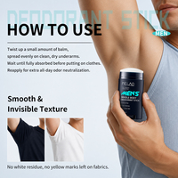 Private Label Herren Deodorant Stick mit Magnesiumhydroxid Vitamin E Aluminiumfrei Ganztägige Frische Ganzkörper-Geruchspflege