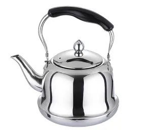 hot sale stainless steel silver water kettle with filter/ portable tea pot/water jug with bakelite handle