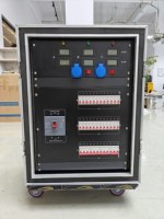 Manchange Nouvelle Boîte de Distribution Électrique Triphasée Étanche en Alliage d'Aluminium pour Équipement d'Éclairage de Scène DJ