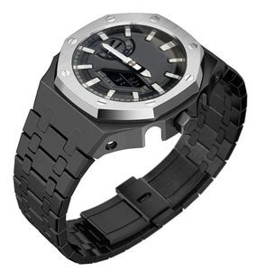 Meilleure vente bracelet pour g Sh Ock accessoires de remplacement 5ème lunette en métal 316 bracelet de montre en acier inoxydable pour Ca Sio g <span class=keywords><strong>2100</strong></span> Modkit - Product Image 3