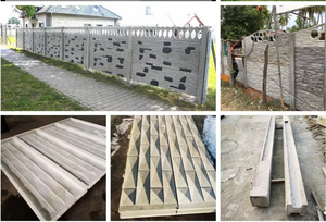 FR merek prefabrikasi Panel pagar beton dan bangunan blok cetakan plastik injeksi Molding Mode Model 190*50*5 - Product Image 3